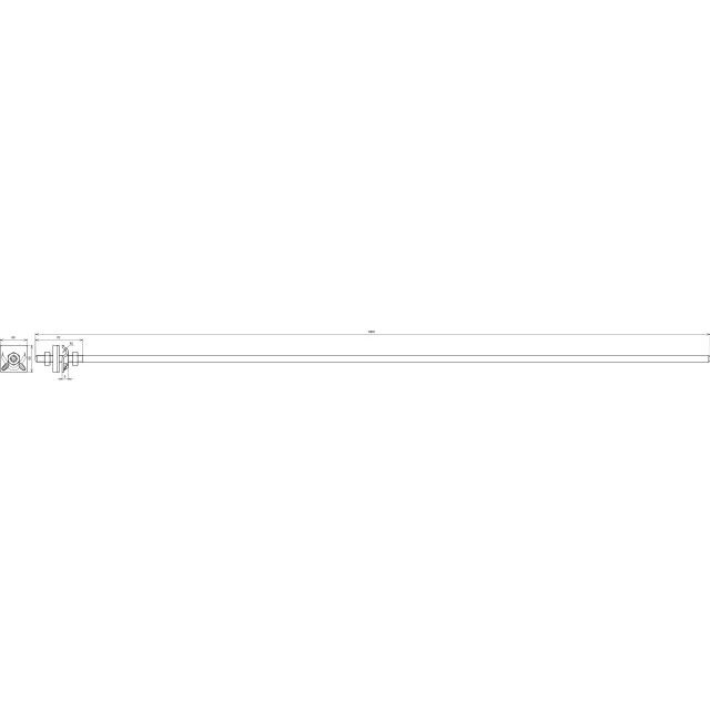 DEHN - Fangeinrichtung für Blitzschutz Fangspitze m.MV-Klemme FSP 101000MVK8.10V2A Al L1000