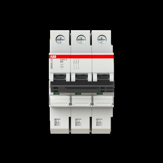 ABB Stotz S&J - Leitungsschutzschalter S403E-B6 6A B 3p