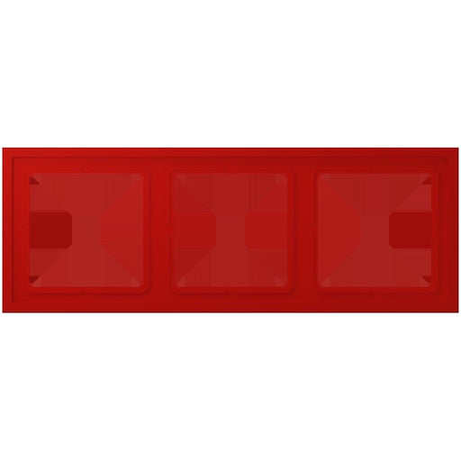 Jung - Abdeckrahmen Rahmen 3-fach LCZ 983 BF 227 rouge vermillon 31