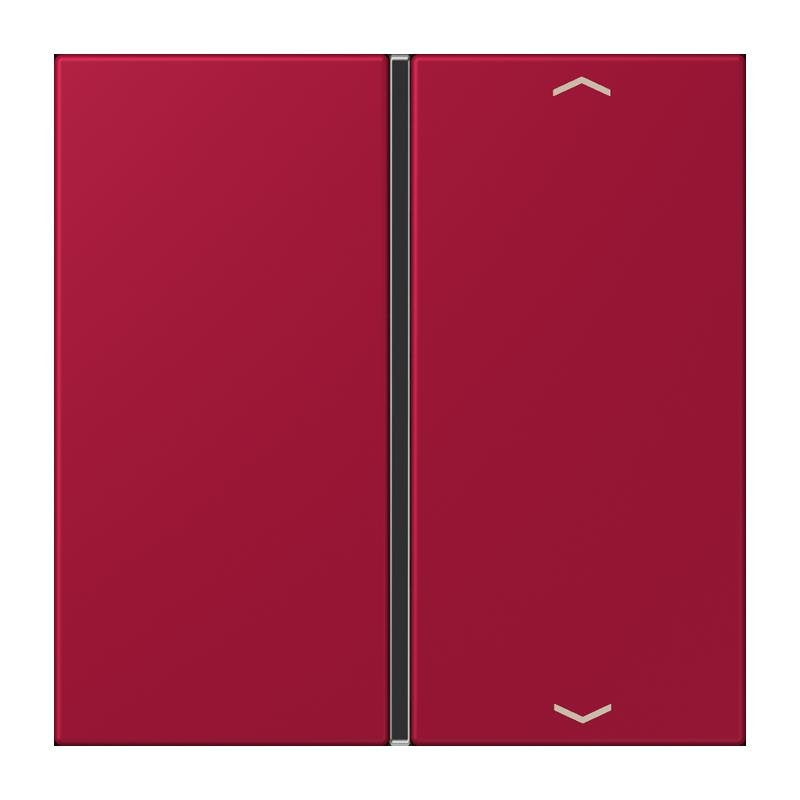 Jung - Abdeckung/Bedienelement für Installationsschalterprogramme Taste 1fach m. Pfeilsymb. LC 401 TSAP 229 rouge carmin