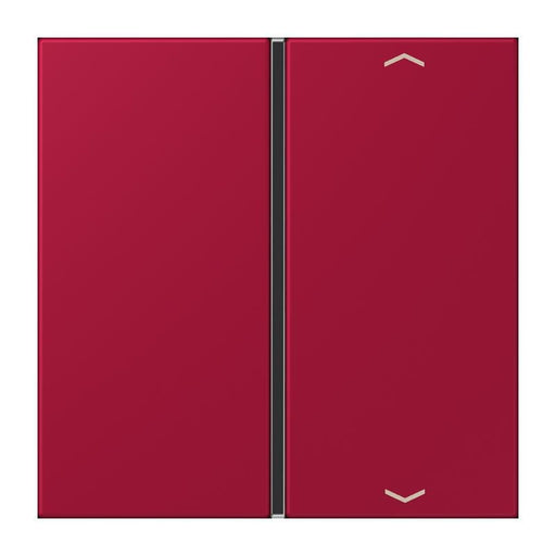 Jung - Abdeckung/Bedienelement für Installationsschalterprogramme Taste 1fach m. Pfeilsymb. LC 401 TSAP 229 rouge carmin