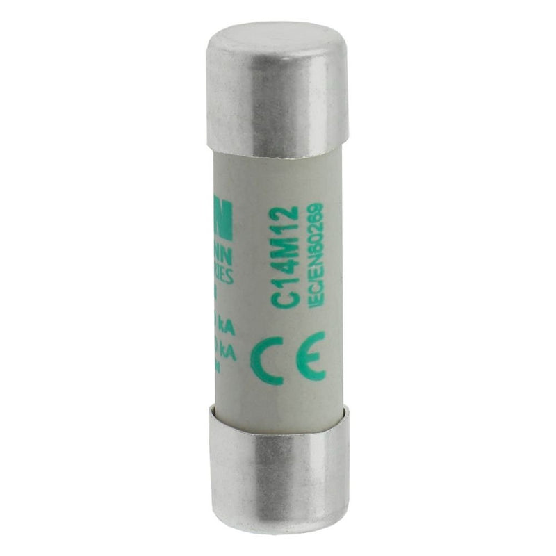 Eaton - Zylindrische Sicherung Sicherungseinsatz Nieders. CYLINDRICA#C14M12 12A AC 690V 80kA − 10 Stück