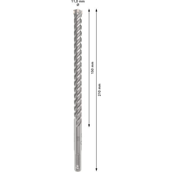 Bosch - Bohrer PRO SDS plus-5X 2608833805 Hammerbohrer 11 x