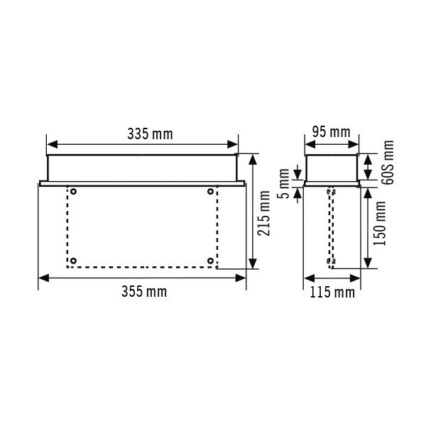 ESYLUX - Sicherheitsleuchte LED-Rettungszeichenleuchte SLCEL LED#EN10031601 3h, 25m