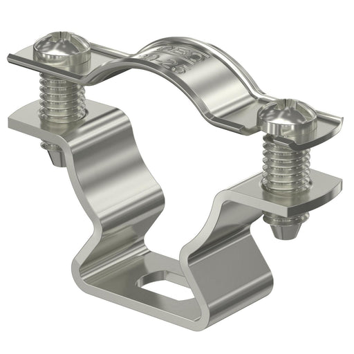 OBO Bettermann - Befestigungsschelle für Kabel/Rohre Abstandschelle ASL 733 25 A4 mit Langloch 20-25mm − 25 Stück