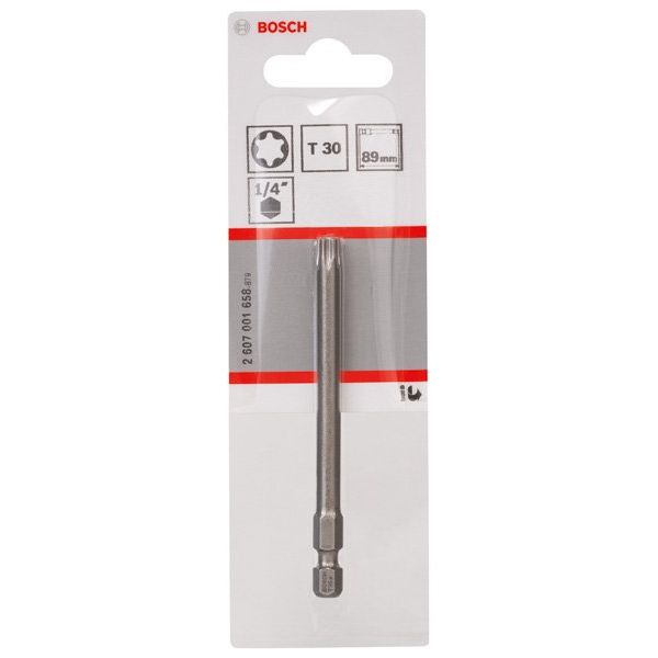 Bosch - Bit Schrauberbit Extra-Hart 2607001658 T30, 89 mm, 1er-Pack