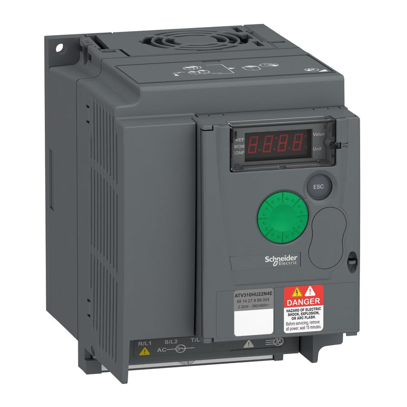 Schneider Electric - Frequenzumrichter =< 1 kV Frequenzumrichter ATV310HU22N4E 2,2kW 380-460VAC