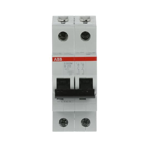 ABB Stotz S&J - Leitungsschutzschalter Sicherungsautomat S202M-B20 10kA 20A B 2p