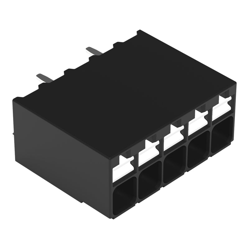 WAGO - Leiterplattenklemme THR-Leiterplattenklemme 20861125300000997605 Drücker,1,5mm²,sw − 1645 Stück