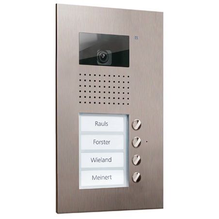 TCS Tür Control - Türstation für Türkommunikation Video color Außenstation V AVU14040-0030 PUK 4 Tasten 1-spalt − 1 Stück