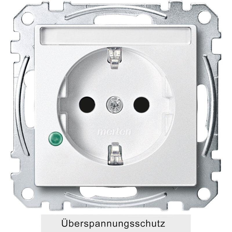 Merten - Steckdose SCHUKO-Steckdose pws MEG2305-0419 Übersp.Sch.Schriftf