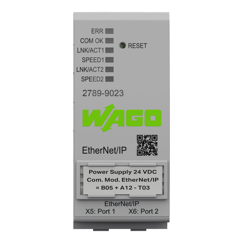 WAGO - Zubehör/Ersatzteile für Niederspannungs-Schalttechnik Kommunikationsmodul 2789-9023 EtherNet/IP − 1 Stück