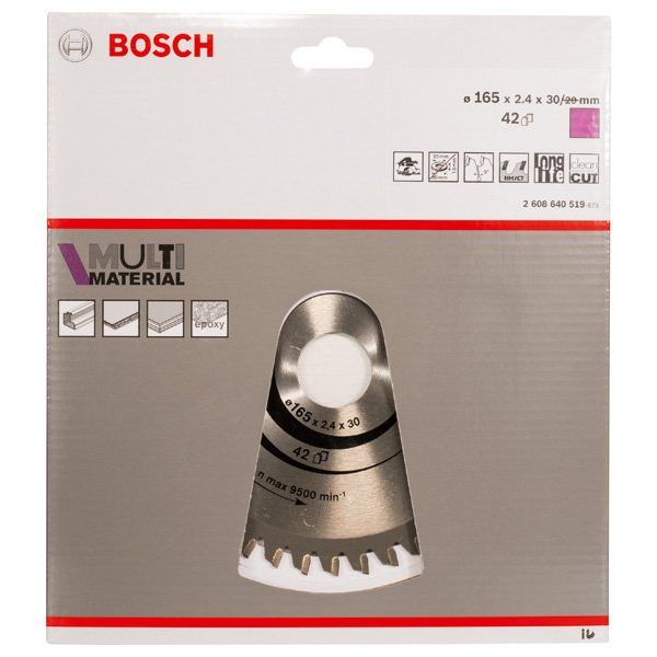 Bosch - Kreissägeblatt PRO Multi Material 2608640519 Kreissägeblatt 165 x