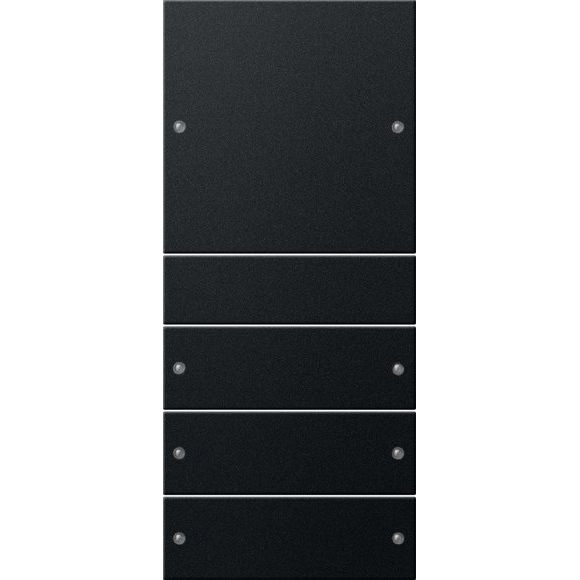 Gira - Bussystem-Tastwippe Wippenset 4f. 2184005 (1+3) sw/lack