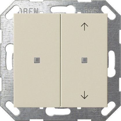 Gira - Bussystem-Tastwippe KNX Taster Wippe 2f cws 517501 unbedruckt/Pfeile