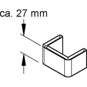 Niedax - Schutzkappe/Abdeckung für Stiel/Profilschiene Schutzkappe SKU 4530 f.Profilenden, gelb − 1 Stück