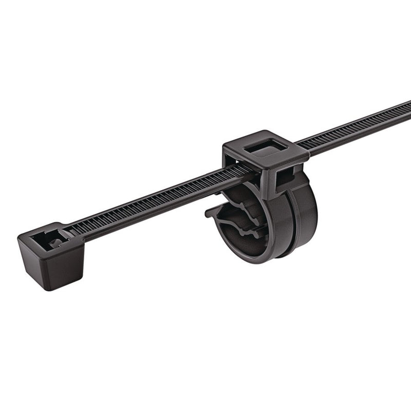 HellermannTyton - Kabelbinder Befestigungsbinder 156-00306(500) schwarz − 500 Stück