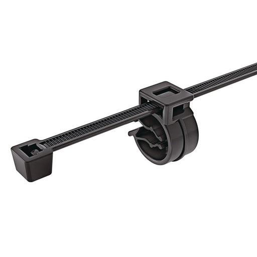 HellermannTyton - Kabelbinder Befestigungsbinder 156-00306(500) schwarz − 500 Stück