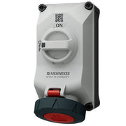 Mennekes - CEE-Steckdose abschaltbar, abgesichert (IEC 60309) Wandsteckdose 5704506H DUO R 32A5P6h 400V
