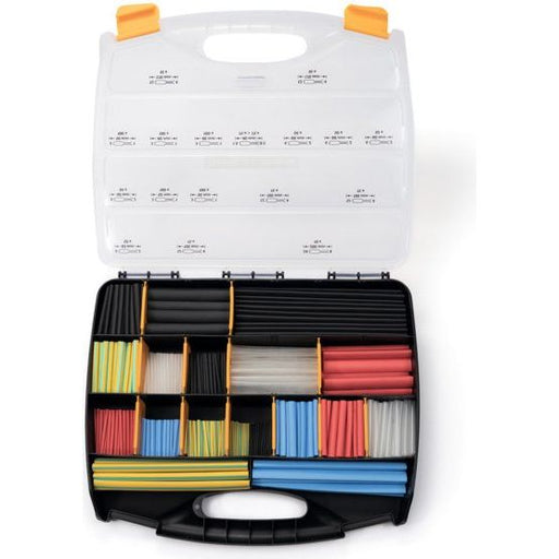 HellermannTyton - Sortimentskasten mit Schrumpfschlauchabschnitten Schrumpfschlauch-Set 380-03002 SHRINKIT 321 Univers
