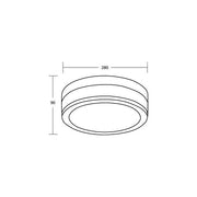 Brumberg Leuchten - Decken-/Wandleuchte Anbauleuchte 2x E27 57181020