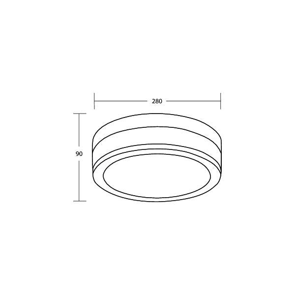 Brumberg Leuchten - Decken-/Wandleuchte Anbauleuchte 2x E27 57181020