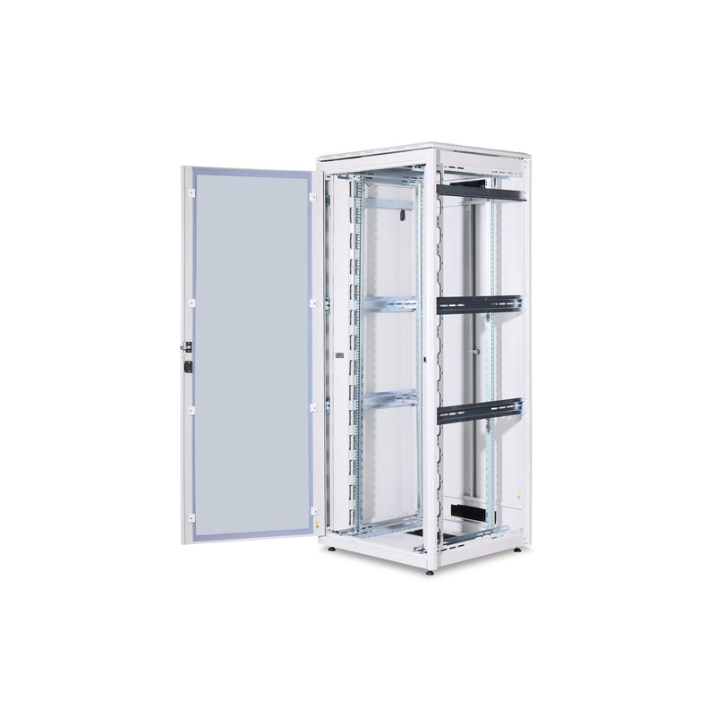 DIGITUS - Netzwerk-/Serverschrank Schrank 42HE 205,3x80x80cm DN-19 42U-8/8-1 RAL 7035 Glastür