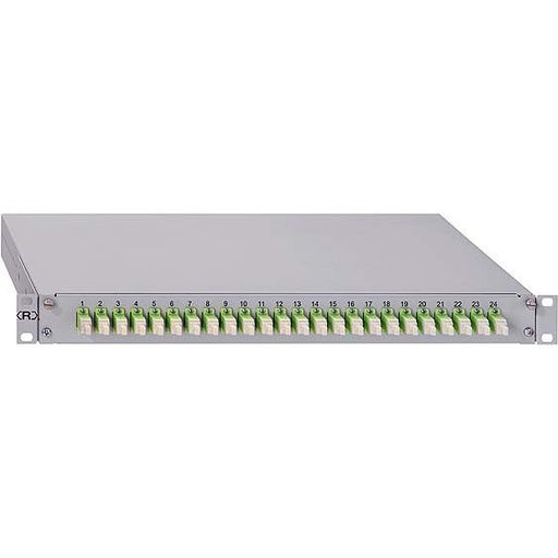 Rutenbeck - Patchpanel LWL Spleissbox gr GradeB 228030824 24xSC-D OS2 blau − 1 Stück by Rutenbeck
