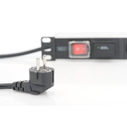 DIGITUS - Power distribution unit (PDU) Steckdosenleiste DN-95407 7-fach Alu+Schalter