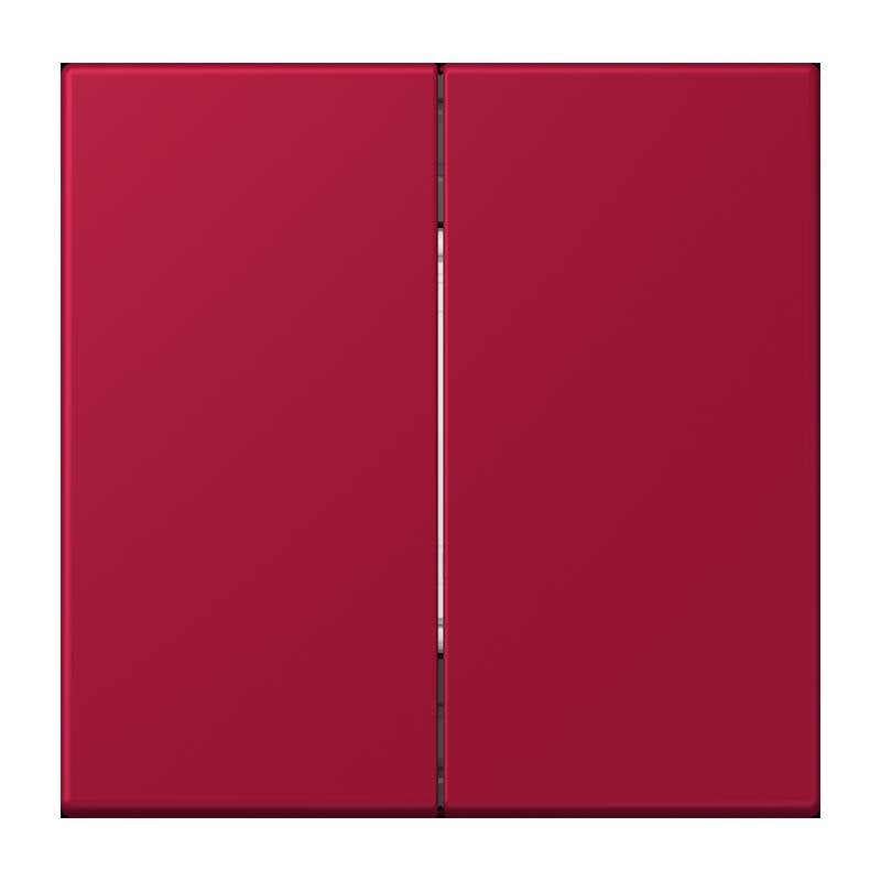 Jung - Sender/Fernbedienung für Installationsschalterprogramme Hue Funk-Wandsender Set FOH LC 995 229 rouge carmin (32100)