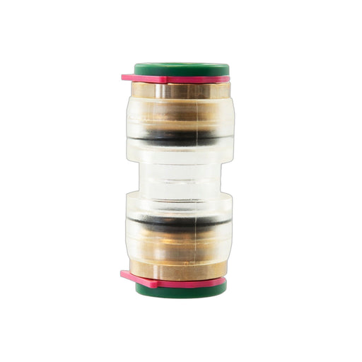 Homeway - Kupplung Glasfaserröhre Steckverbinder HW-HEXSV7TR 7mm, transparent