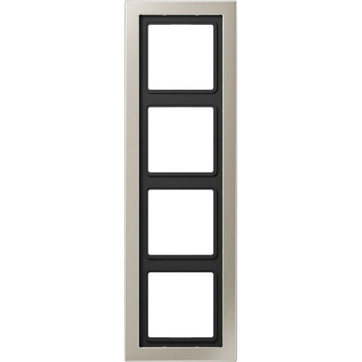 Jung - Abdeckrahmen Rahmen 4-fach eds lack ESD 2984-L waage/senkrecht