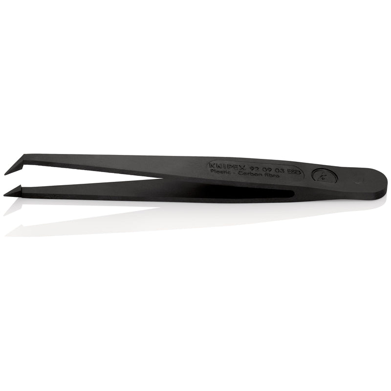 Knipex - Pinzette Kunststoffpinzette 92 09 03 ESD ESD Glatt 110 mm − 1 Stück