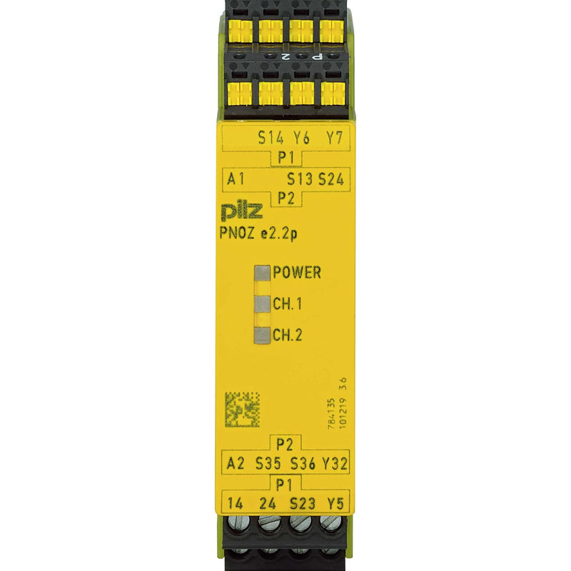 Pilz - Zweihandschaltgerät Zweihandsicherheitsrelais PNOZ e2.2p C #784135 24VDC 2so