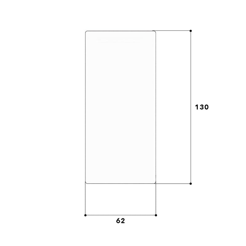 GGK - Endstück für Geräteeinbaukanal FB-Endplatte 60x130 ws 1195 − 4 Stück