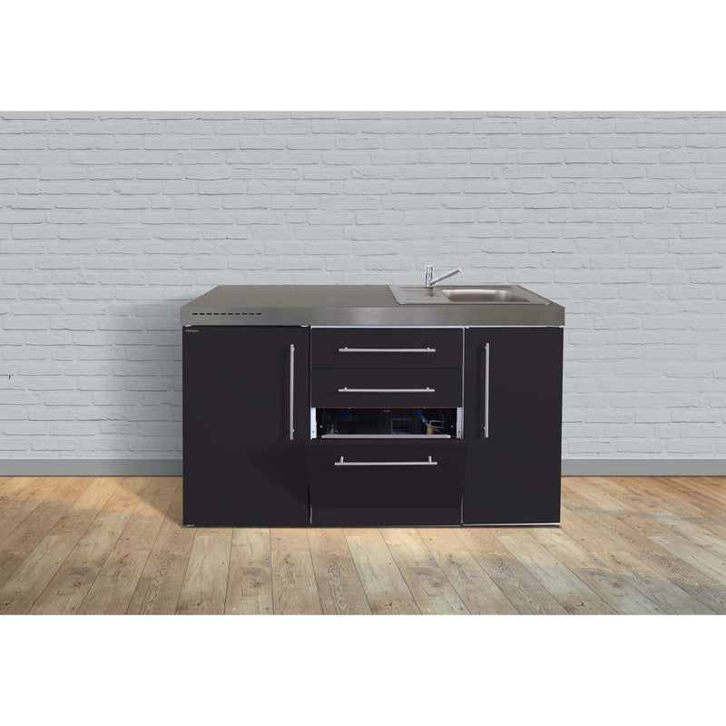 Stengel - Mini-Küche Miniküche Premiumline MPGSSM150GSBre Schwarz matt