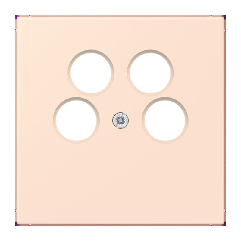 Jung - Einsatz/Abdeckung für Kommunikationstechnik Abdeckung für SAT-TV LC 990-4 SAT2 226 orange pale (32082)