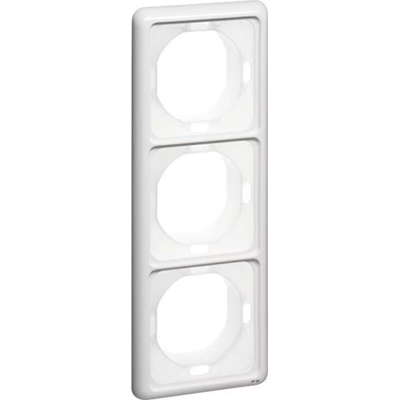 Peha - Abdeckrahmen Rahmen 3-fach rws D 80.673.02 WU waage/senkrecht