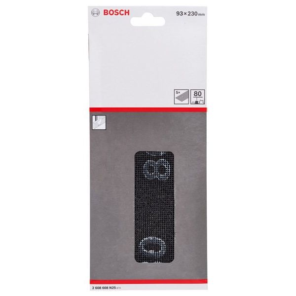 Bosch - Schleifgitter Schleifgitter, 93 x 230 2608608N25 mm, K80, 5er-Pack
