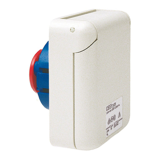 Walther Werke - CEE-Anbausteckdose (IEC 60309) MONDO Anbaudose 16A 417306RW 3P 230V 6h IP44