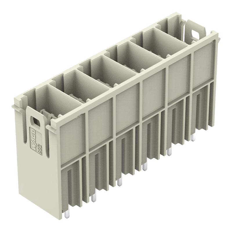WAGO GmbH & Co. KG - Leiterplattensteckverbinder THT-Stiftleiste Lötstift 832-3606 1,2x1,2,gerade,lgr − 10 Stück