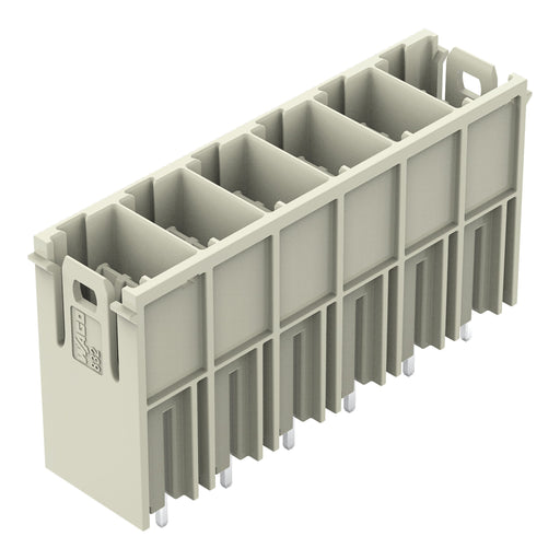 WAGO GmbH & Co. KG - Leiterplattensteckverbinder THT-Stiftleiste Lötstift 832-3606 1,2x1,2,gerade,lgr − 10 Stück