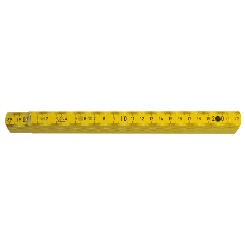 Hultafors - Gliedermaßstab Gliedermassstab B3506G schwarze Dezimalen − 10 Stück