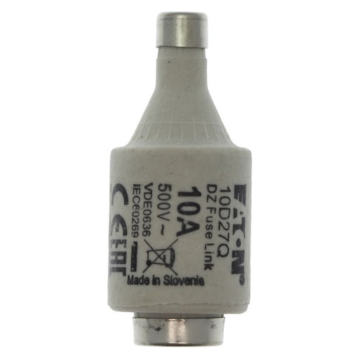 Eaton - D-Sicherungseinsatz Sicherungseinsatz Nieders. FUSE 10A D#10D27Q 10A AC 500V 50kA − 25 Stück