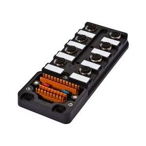 Ipf Electronic - Passiver Sensor-/Aktor-Verteiler (ohne Leitung) Verteiler, 8x M12 VK000026 5polig, PBT, LED