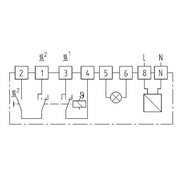 Eberle Controls - Raumthermostat/Uhrenthermostat Raumregler RTR-E 525 50 5-30C, AC230V