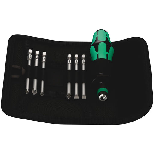Wera - Bit-Set Schraubendreher 059298 Falttasche 7-tlg