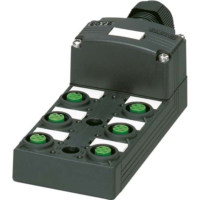 Phoenix Contact - Passiver Sensor-/Aktor-Verteiler (ohne Leitung) Sensor-/Aktor-Box SACB-6/ 6-SC SCO P