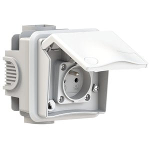 Bals Elektrotech - CEE-Steckdose (IEC 60309) Schutzkontakt-Unterputzst. 71013 16A 2p+E IP44 be/fr