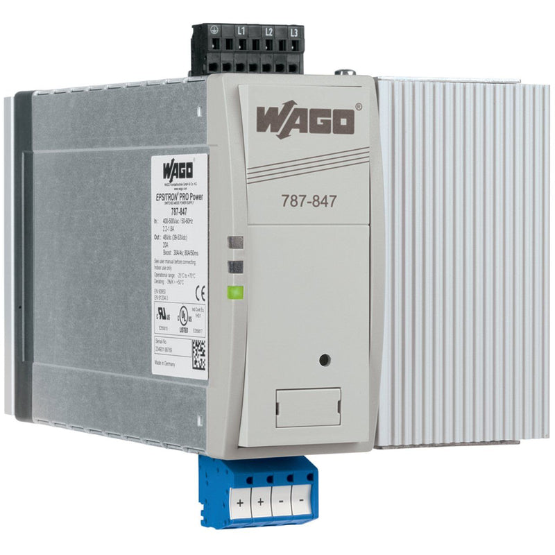 WAGO - Gleichstromversorgung Netzgerät 787-847 3-Ph. 20A 48V